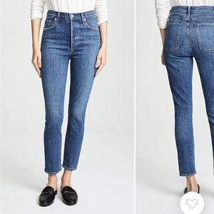 Agolde Nico High Rise Slim Fit Jeans
